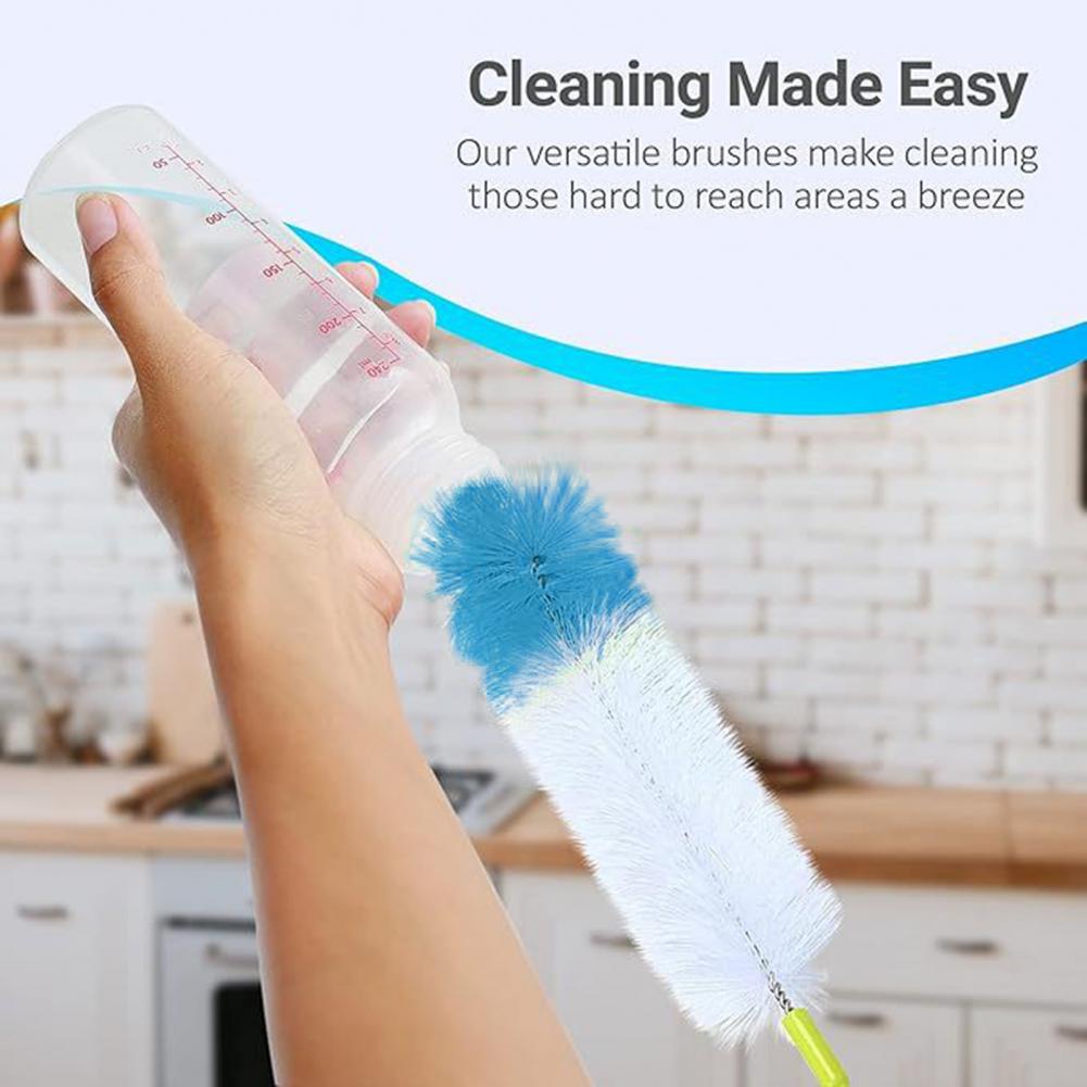 Beer Wine Kit - Bottle Brush Set Ergonomic Long Handle