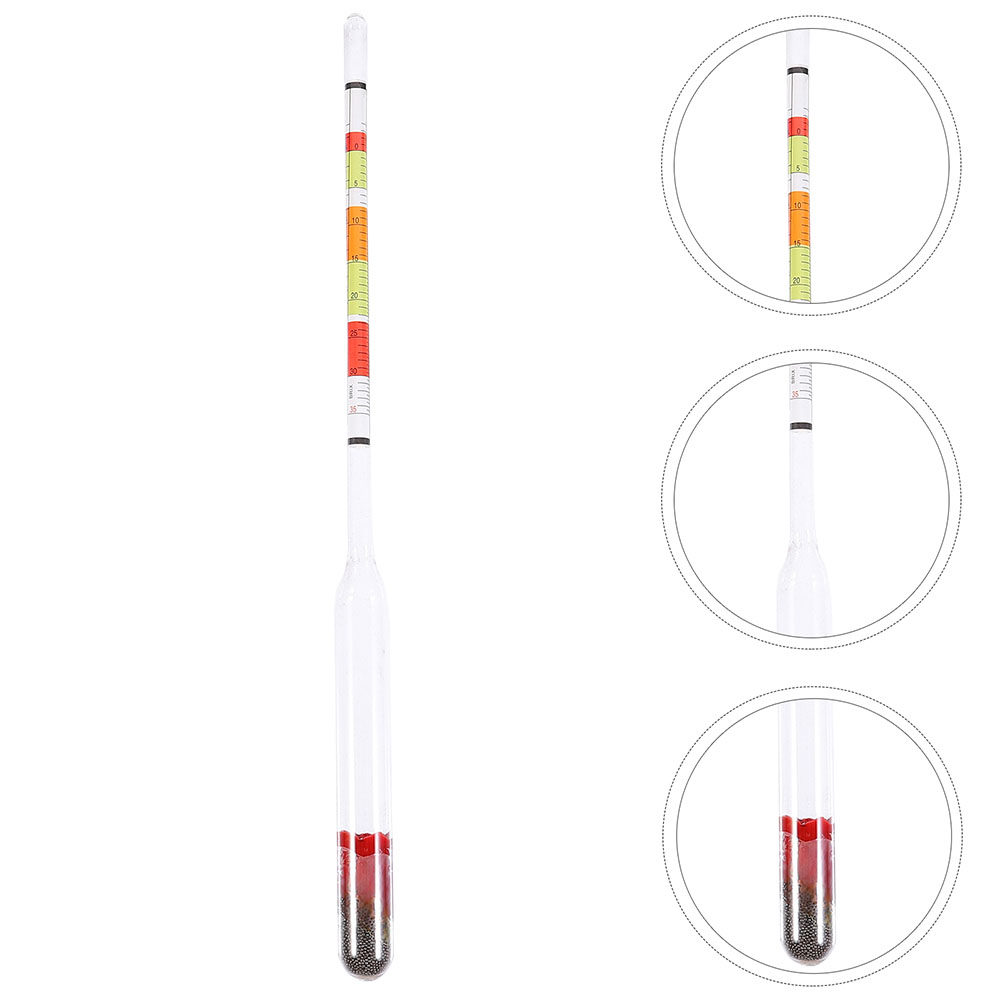 Wine Beer And Mead - 2Pcs Sugar Hydrometer Scale Three-Range for