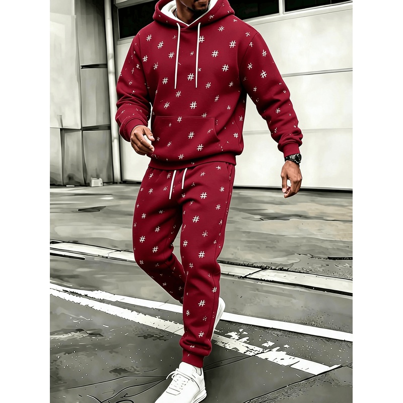 Wine & Beer Guayaquil - Men Wine Red Hashtag Symbol Print