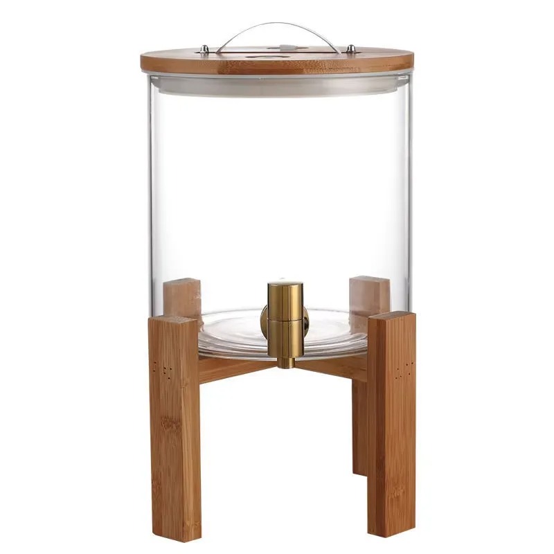 Wine Beer Mixed Drinks - Custom Large Capacity Glass Beverage Dispenser