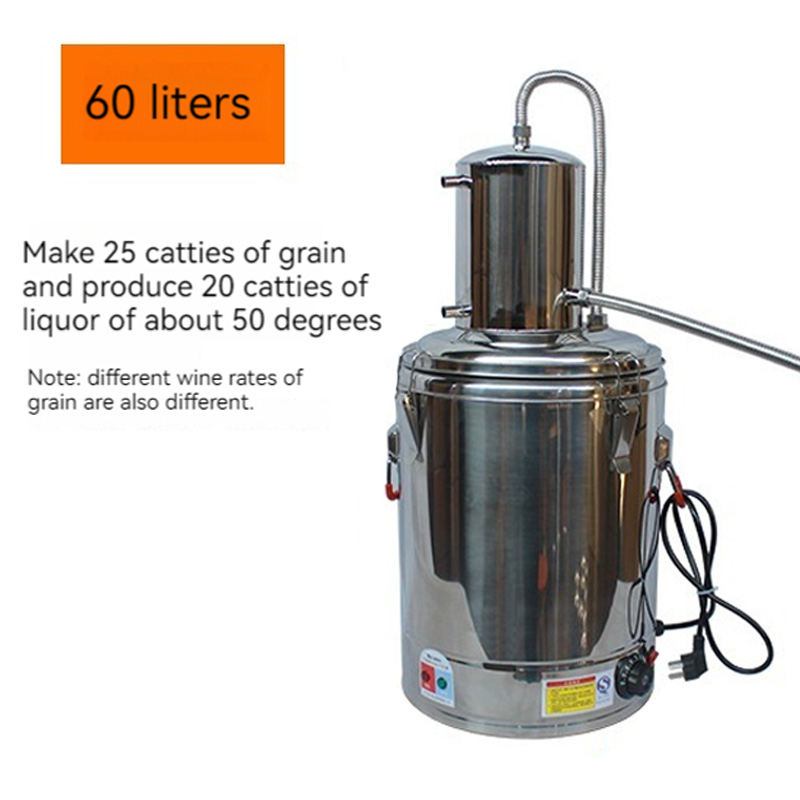 Wine Beer Distillation - Household Alcohol Brewing Distiller DIY Moonshine