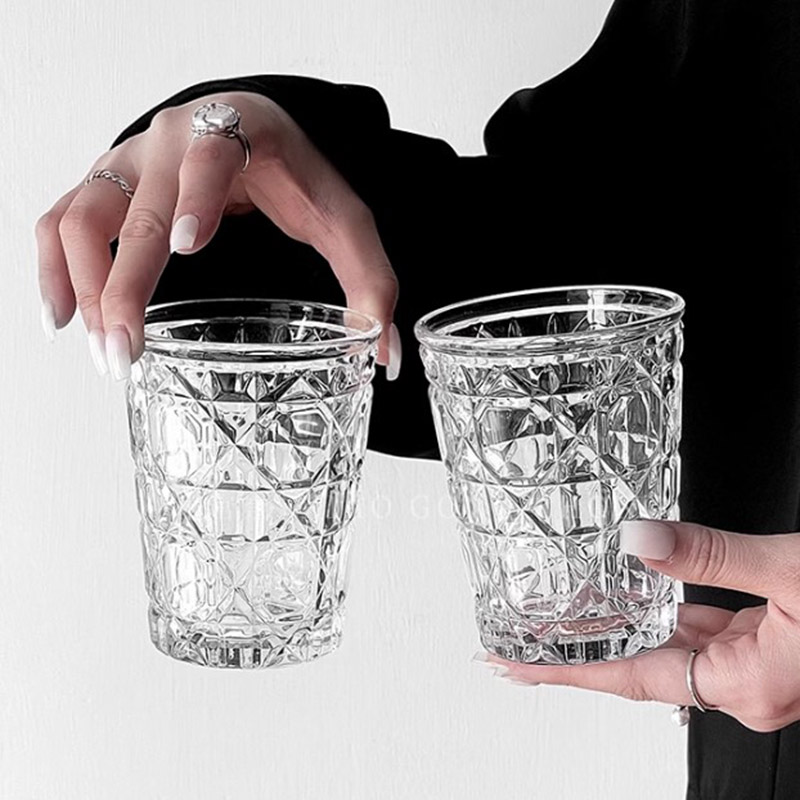 2pcs 310ml Vintage Diamond Pat - Wine In Beer Glass review and price