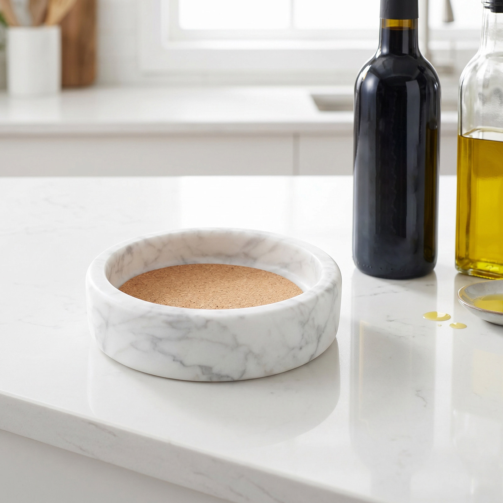 Wine Bottle Coaster Pad Marble - Wine In Beer Glass review and price