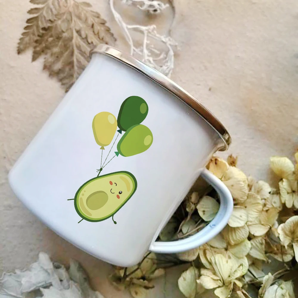 Cartoon Avocado Print Enamel C - Wine Beer Best review and price