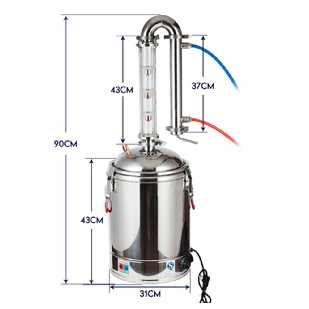 22L Electric Distiller Alcohol - Wine Beer Distillation review and price