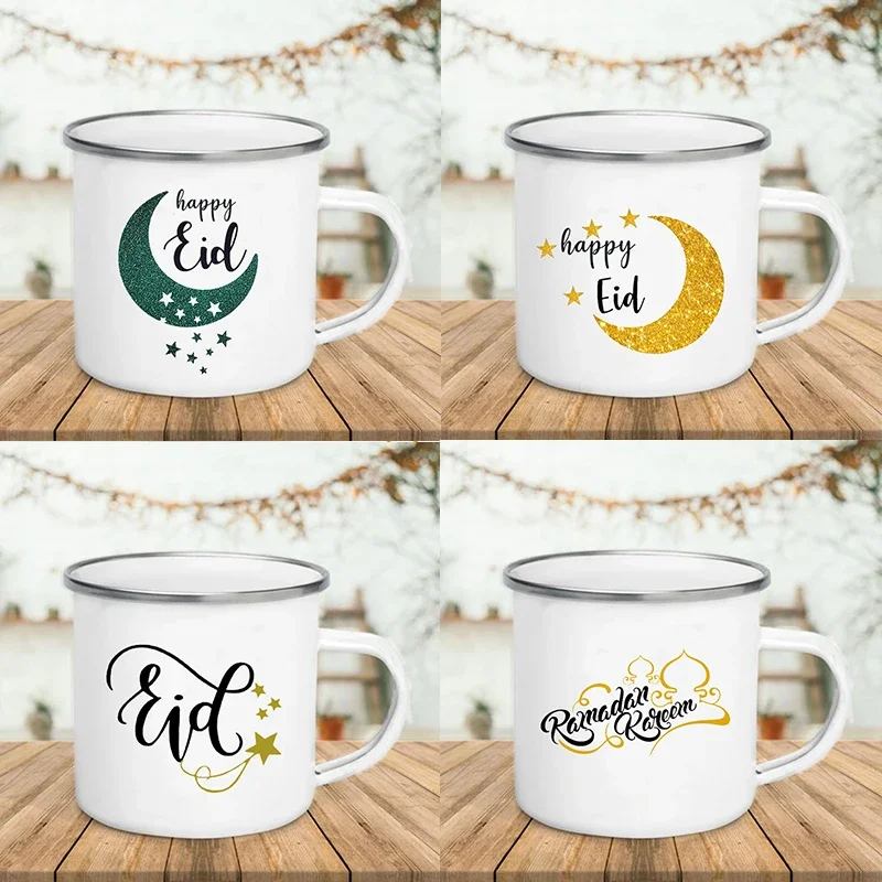 Handle Enamel Mugs Happy Eid M - Wine Beer Best review and price