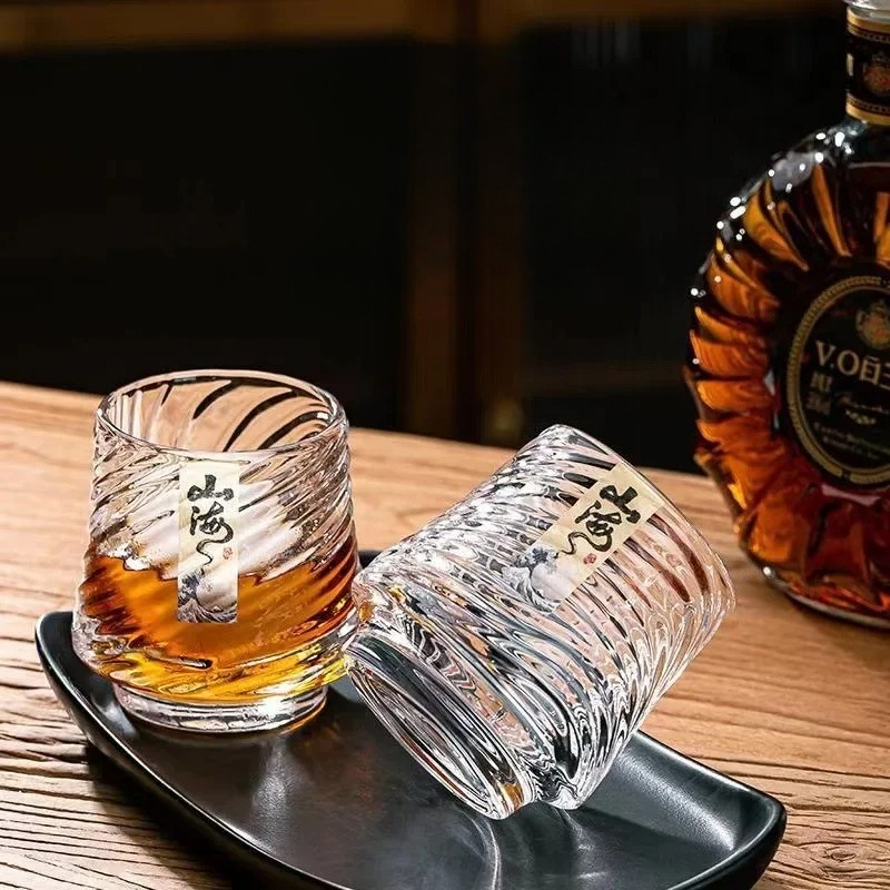 Glass Whiskey Cup Set Shanhai  - Wine In Beer Glass review and price