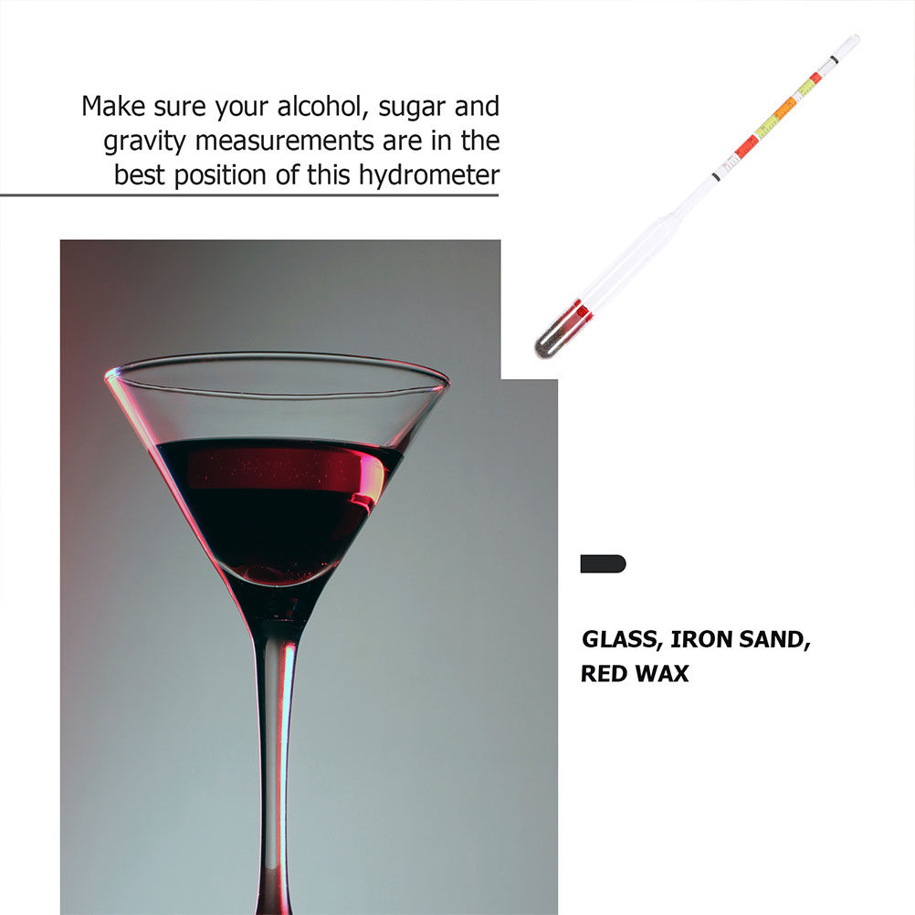 2Pcs Alcohol Hydrometer Precis - Wine Beer And Mead review and price