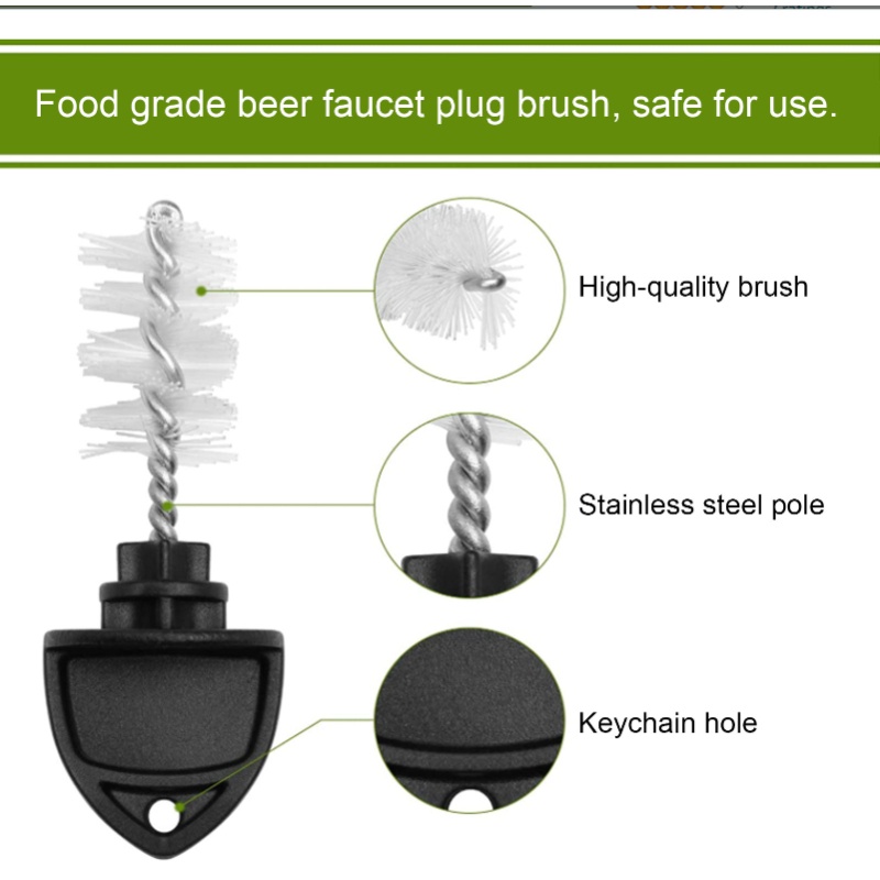 Beer Tap Brush And Faucet Cap  - Beer Wine Kit review and price