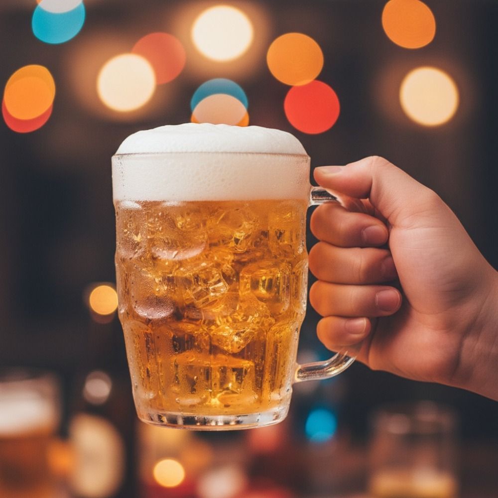 Creative Imitation Glass Plast - Wine In Beer Glass review and price
