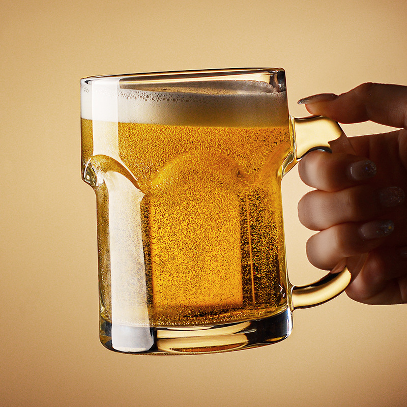 Household beer mug with handle - Wine In Beer Glass review and price