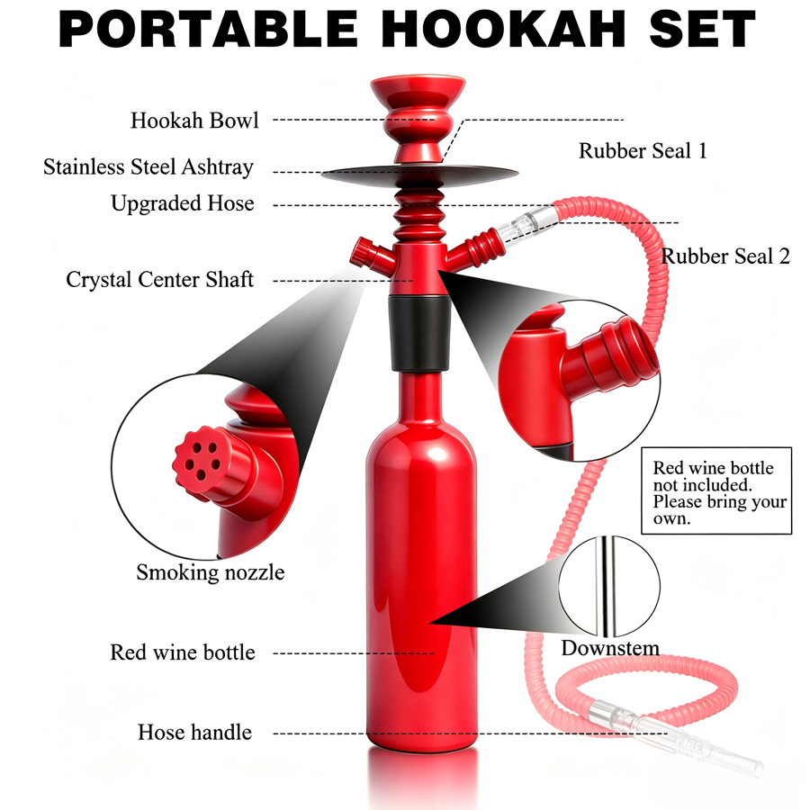 Portable Wine Bottle Hookah St - Beer Wine Kit review and price