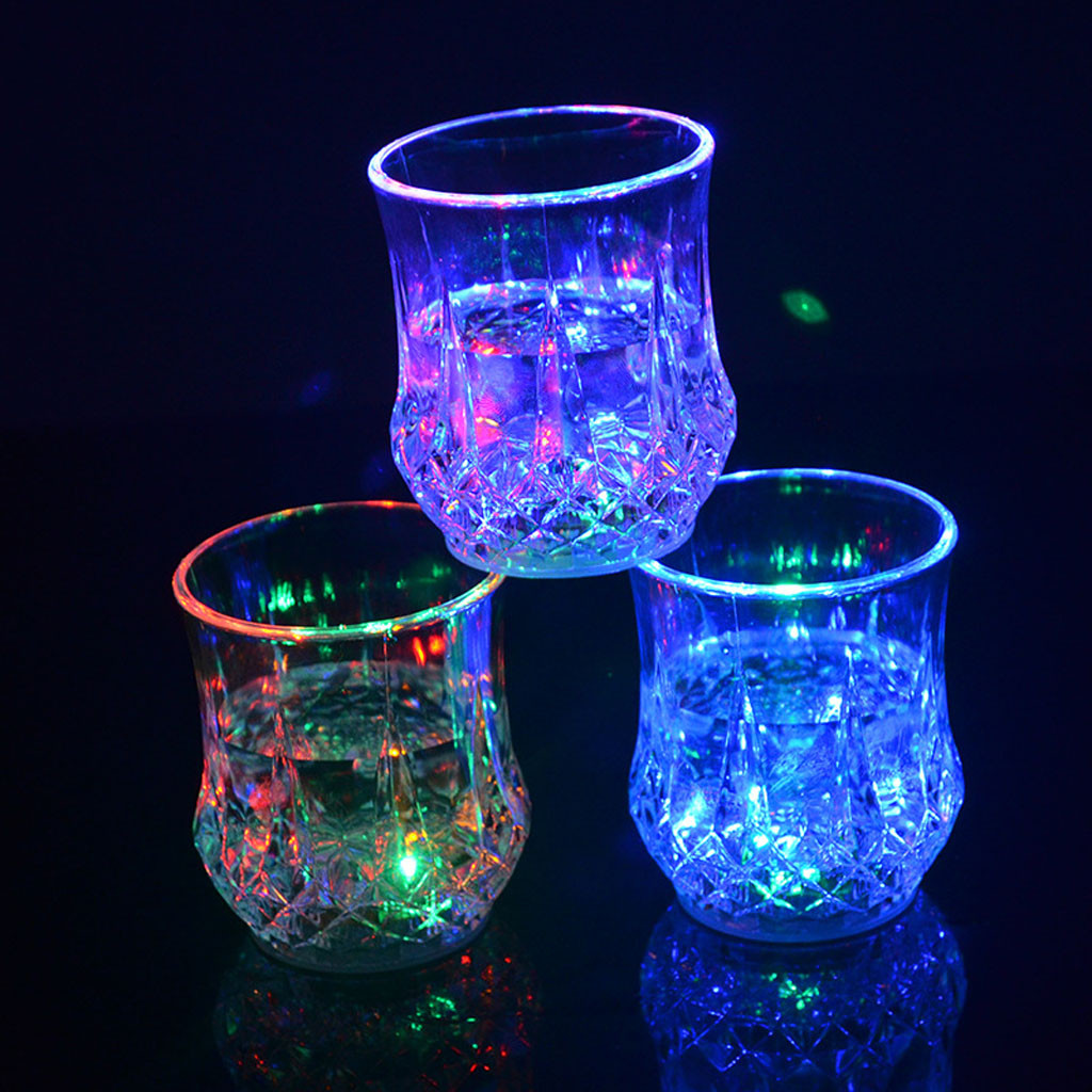 Colored LED Glowing Drink Cup  - Wine In Beer Glass review and price