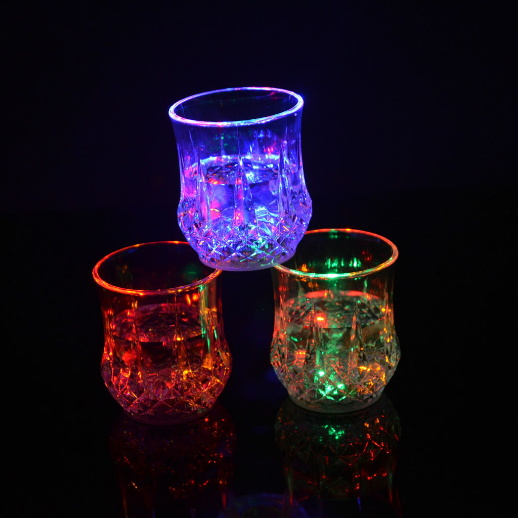 Colored LED Glowing Drink Cup  - Wine In Beer Glass review and price