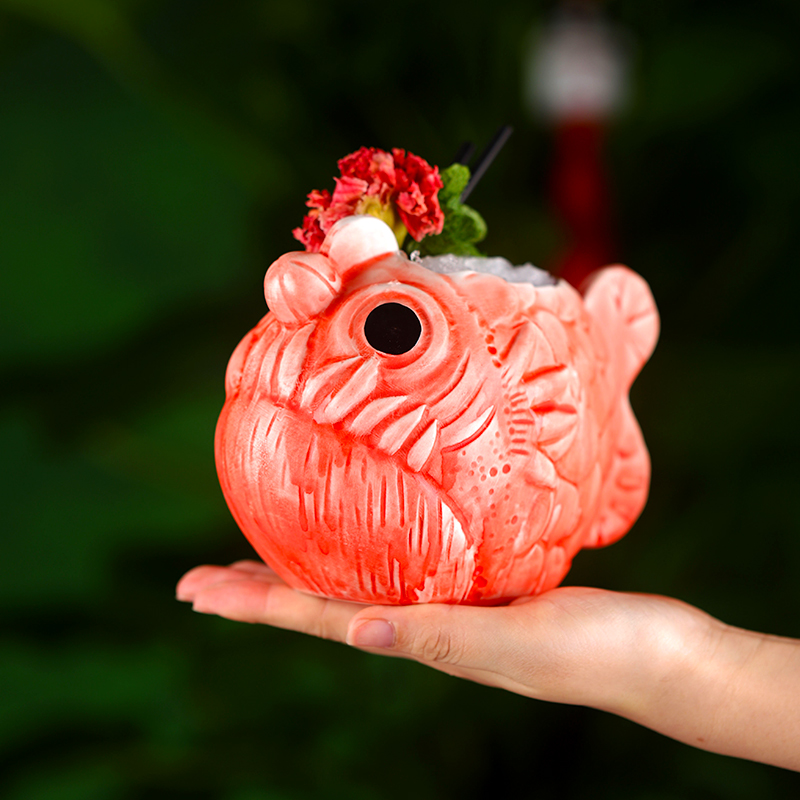 Cute Lantern Fish Cocktail Gla - Wine In Beer Glass review and price