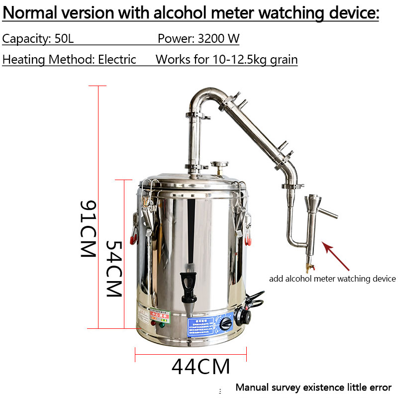 50L Distilling Column Alcohol  - Wine Beer Distillation review and price